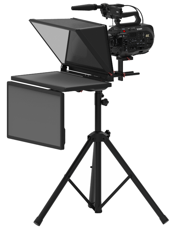 20inch Dual Screen Civil Teleprompter with Teleprompter Software and On-camera Studio