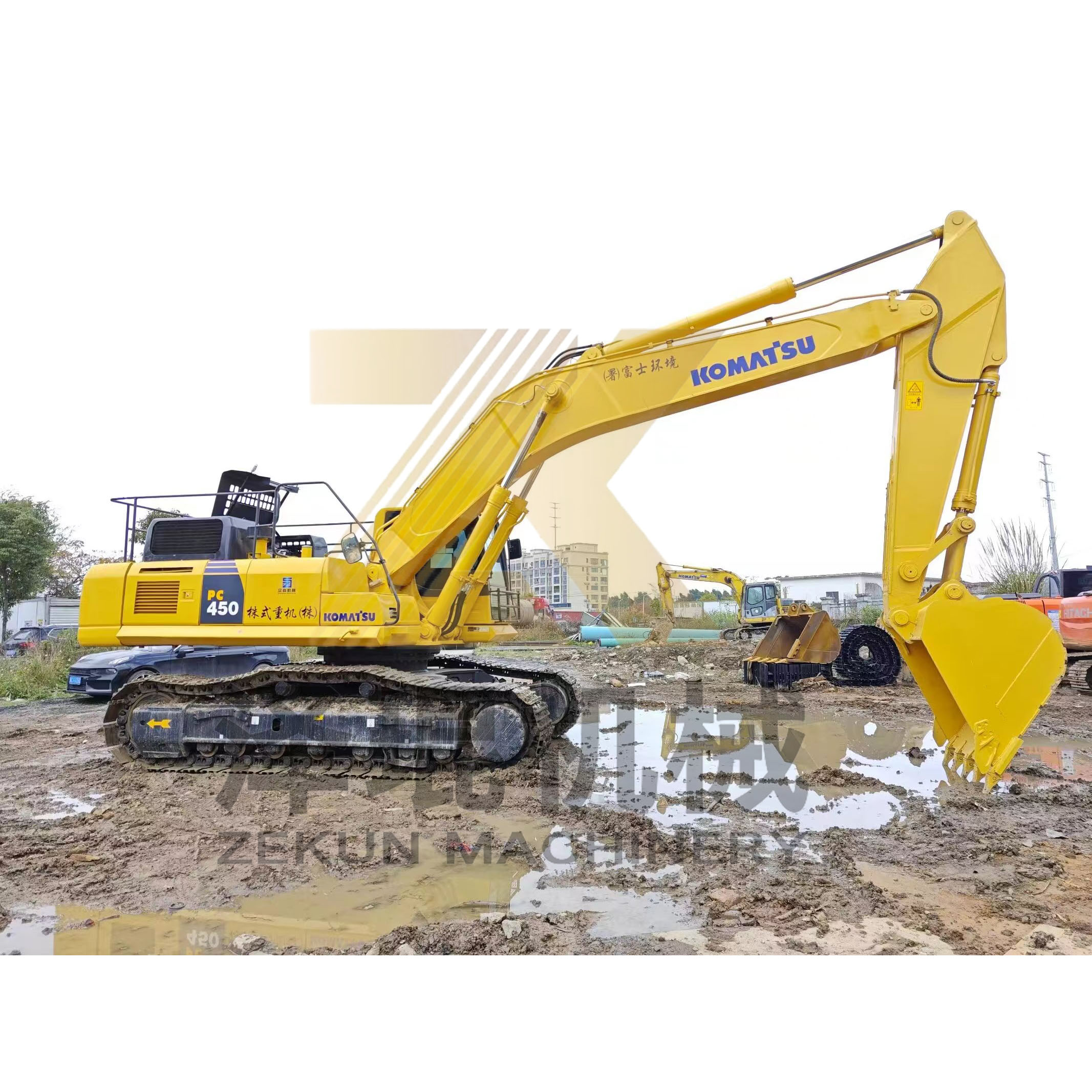 Used Komatsu PC450-8 Excavator 45125KG with 2.1m³ Bucket Capacity