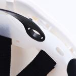 White Safety Helmet For Construction Site Workplace Safety Equipments PP