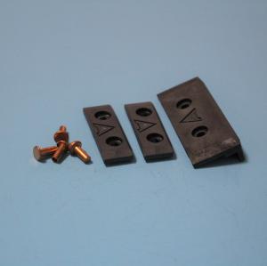 China Textile Machinery Components Artos Stenter Sliding Pad Carbon Peek Pad A Set Including Copper Rivet on sale