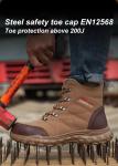 6" Lace To Toe Steel Tip Safety Boots Lightweight Safety Boots For Construction