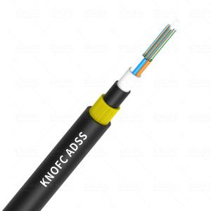 Quality Double HDPE Sheath ADSS 96 Core 100M Aramid Yarn Fiber Optic Cable wholesale