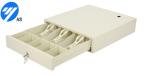 13 Inch POS Cash Drawer Small Metal Cash Box 4 Bill Adjustable And 5 Coin 330E