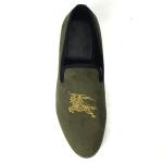 Wedding Mens Leather Slip On Shoes Men'S Smoking Slippers EVA Insole Material