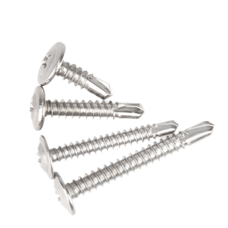 Stainless Steel Cross Recessed Self Drilling Screw with Truss Head Metric Measurement