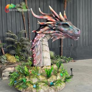 Quality Animatronic Dragon Theme Park Decoration Life Size Realistic Dragon Model wholesale