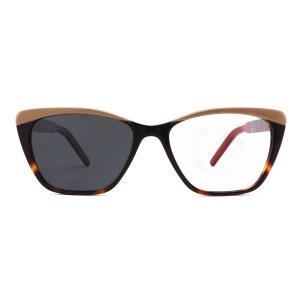 Quality Unisex Cat Eye Acetate Glasses Sturdy Durable With Interchangeable Lenses wholesale