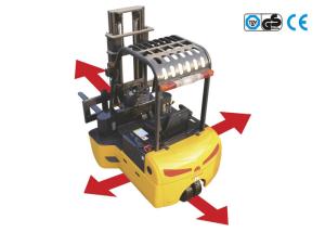 Quality 1600kg Electric Forklift Truck For Long Material , 4-Directional Narrow Aisle Forklift wholesale