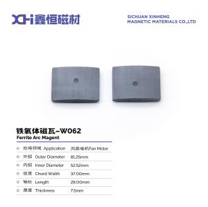 Quality Large Ring Magnets Ferrite Strontium Powder Permanent Magnet Ferrite For Fan Motors W062 wholesale