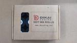Solid Dry Ink Roller Black customized 40x40mm rub resistant