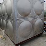2 Layers Stainless Steel Cistern , Non Leakage Rectangular Storage Tank