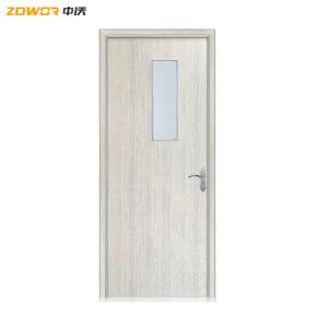Quality NFPA252 Wood Grain Steel Fire Exit Doors Single Hinged Type wholesale