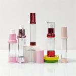 100ml Cosmetic Airless Bottle Refillable Clear For Eye Cream / Serum / Essence