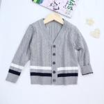 In Stock 90-150 Size Old Fall Winter Kids Toddler Cardigans Baby Boys Buttons