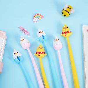 Quality Cute Cartoon Gel Ink Pens Cartoon Animal Writing Pens 0.5 Mm Assorted Styles Pens Stationery For Office Present wholesale