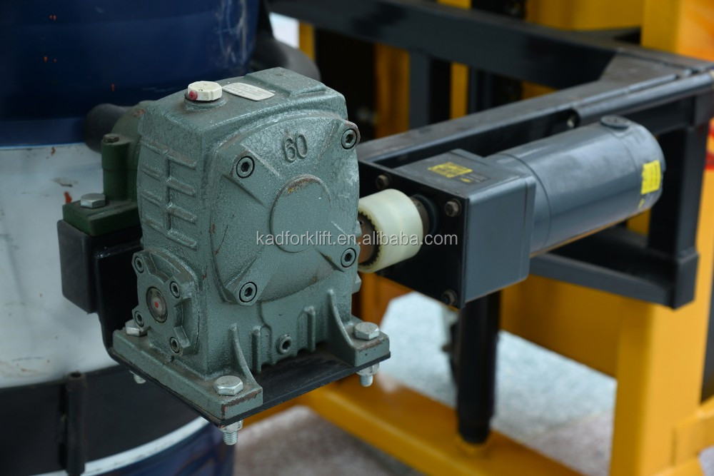 300kg Drum Handling Solutions DC Powered Hydraulic Semi Electric Drum Stacker