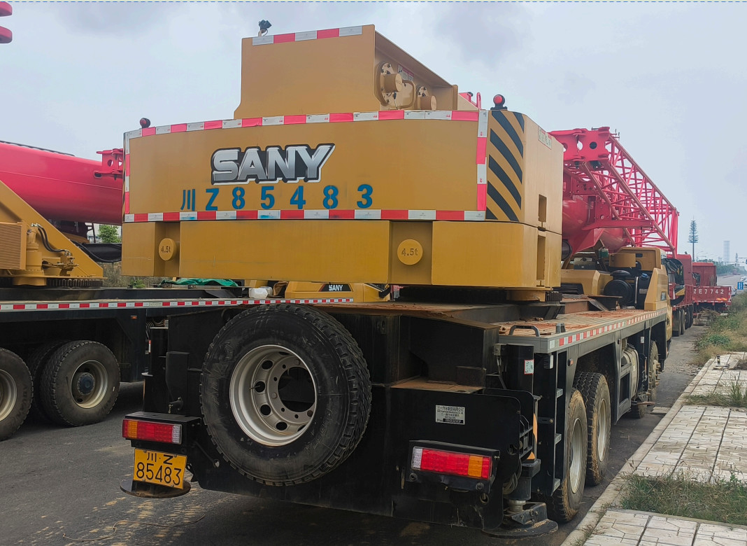 Used SANY Mobile Truck Crane 50 Tons For Construction Company Inventory Direct Sale