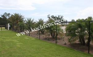 Quality Baseball Field Use PVC Coated Chain Link Fence , Hot Dipped Galvanized Chain Link Fence wholesale