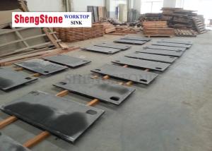 Quality Eased Edge Chemistry Lab Countertops Chemical Resistant Black Color wholesale
