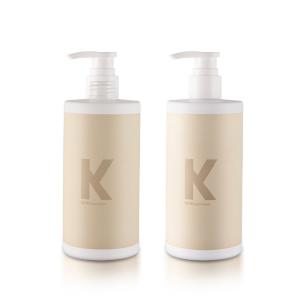 Quality Empty Hair Care Containers Eco Friendly RPET PET Plastic Bottle 400ml wholesale