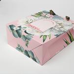 Hot Stamping Logo Matte Paper Bag Shopping Colorful Bag With Cotton String​