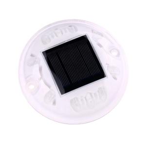Quality Underground Traffic Safety PVC Solar Road Stud With Flashing Light 100*100*20mm wholesale