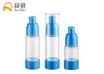 15ml 30ml 50ml Airless Cosmetic Bottle Blue AS Bottle For Lotion Cream SR-2108E