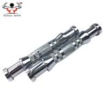 Steel Pro Style Dumbbells , Standard Dumbbell Bar With Chromed Handles