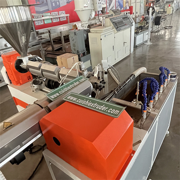 Flexible Helix PVC Suction Hose Machine / Reinforced PVC Pipe Extruder Machine