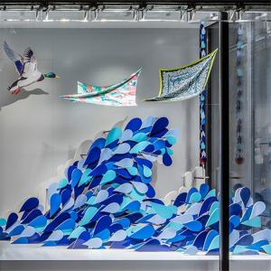 Quality Window Display Decoration Color Honeycomb Board Water Drop Shape wholesale