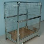 Heavy Duty Wire Storage Cage To Store Or Delivery Silver White Color