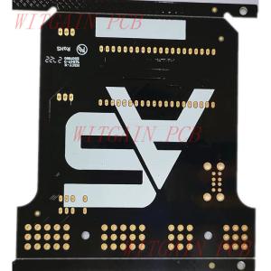 Quality ISO9001 8 Layer Black Solder Mask Printed Circuit Board 1OZ CU wholesale