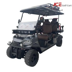 Quality Steel Frame 6 Passenger Golf Cart Ev Golf Cart Lithium Battery 60V Controller wholesale