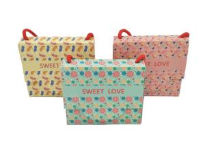 Quality Personalized Luxury Christmas Packaging , Large Christmas Present Bags wholesale