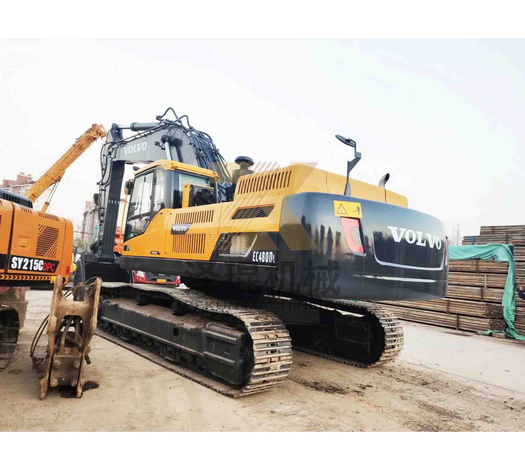 Used VOLVO EC480DL Excavator 270KW Power and 1.77 3.8 m3 Bucket Capacity