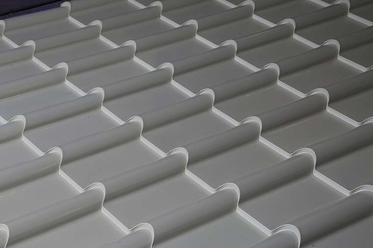 Bamboo Style Glazed Tile Roll Forming Machine 4-8m/Min High Strength