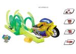 42 " Inertia Motorcycle Kids Race Track Set High Level 360° Rotation 36 Pcs
