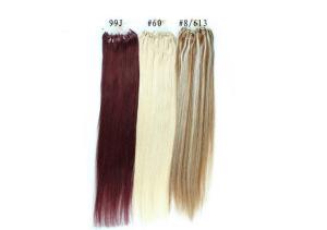Quality 100% Micro Ring Hair Extensions , Straight European Human Hair wholesale