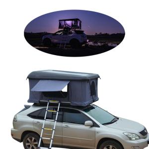 Quality Dark Gray Triangle Clamshell Roof Top Tent 4x4 Rooftop Tent Hard Shell wholesale