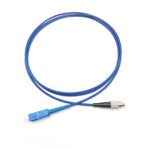 Quality Blue SS Single Mode Fiber Patch Cord G625D Pre Terminated Fiber Cable wholesale