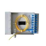 FTTH Mini Wall Mount Fiber Optic Terminal Box 8Port SC / LC / ST / FC
