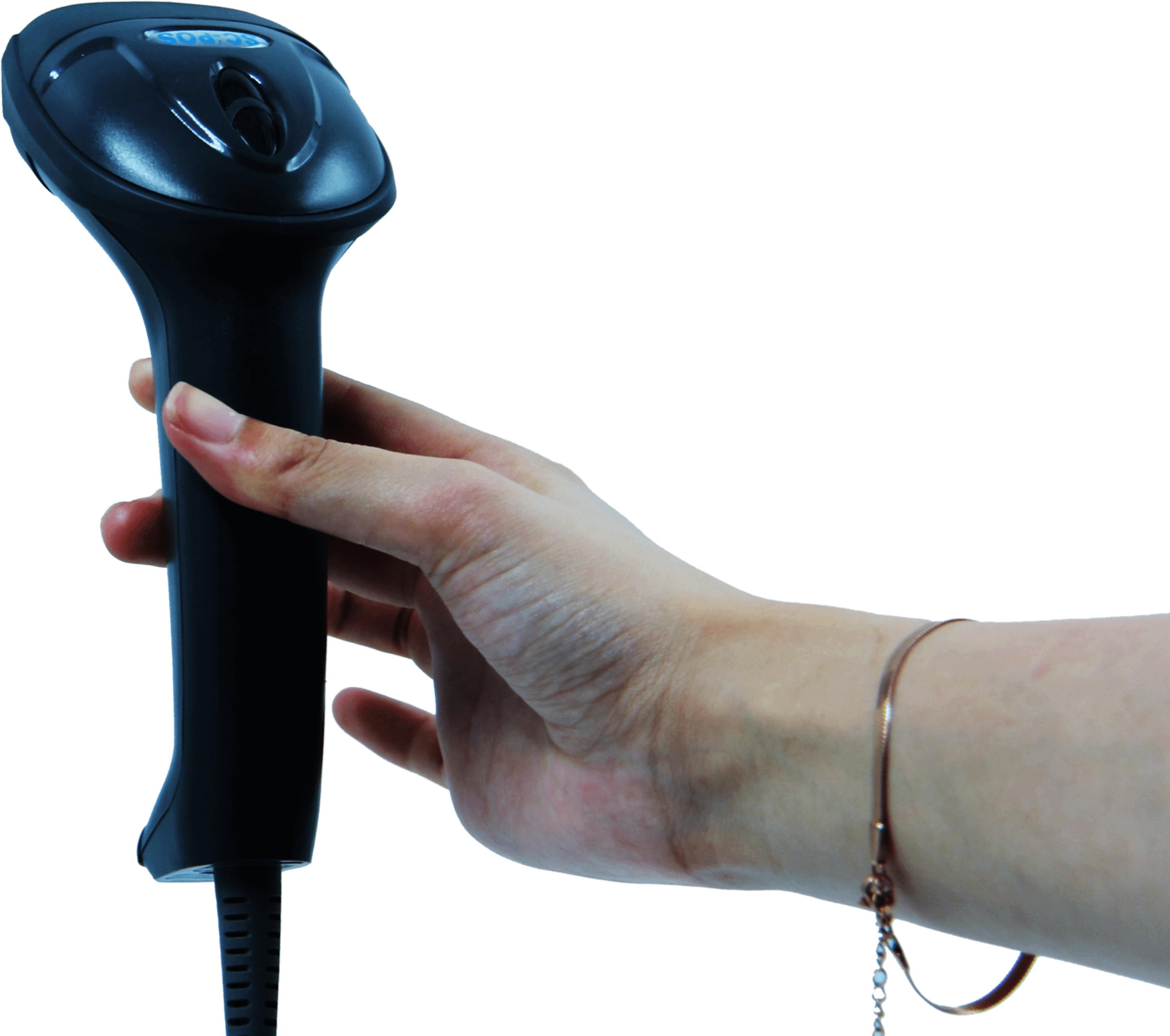 Handheld Blue tooth Wireless QR Code Barcode Scanner for Supermarket Store Pharmacy