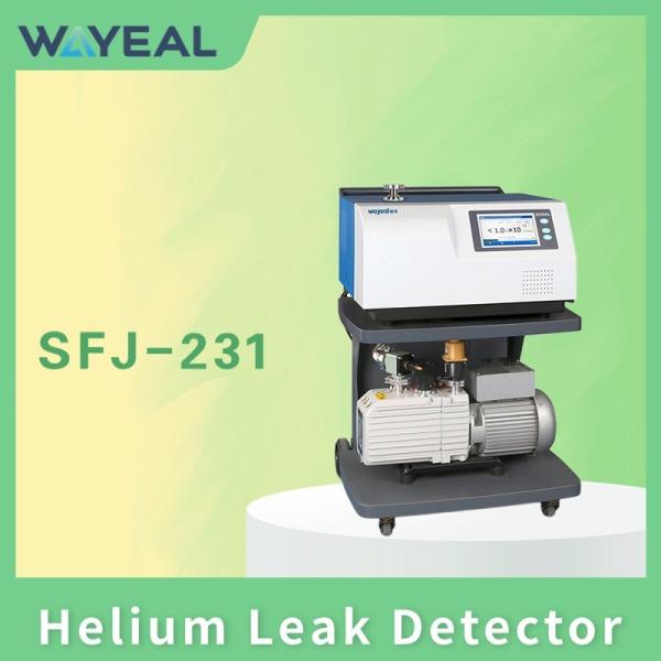 Wayeal SFJ-231 2 Ion Sources Helium Leak Detector Machine for Small Leaks
