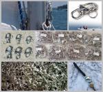 rigging hardware ,stainless steel swivel eye snap shackle ,stainless steel snap