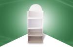 Four Adjustable Shelf POS Cardboard Display Rack for Healthcare Products