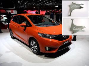 Quality Precisely Fitting 2015 Honda Fit Auto Fenders , Steel Vehicle Fender Thickness 0.8mm wholesale