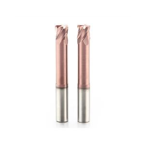 Quality Semi Finishing Long Blade Carbide End Mill 25mm Cutting Length wholesale