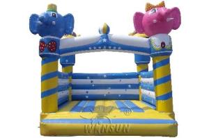Quality Elephant Castle Inflatable Bounce House Non Toxic For Children wholesale