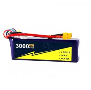 Quality 14.8V 4s 3000mah Lipo Battery 30C Rc Quadcopter Battery With W/XT-60 wholesale