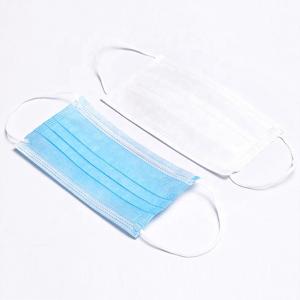 Quality Blue White Medical Surgical Face Mask Antibacterial Earloop Face Masks wholesale